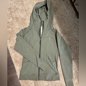 Lululemon Athletica Olive Zip-Up Jacket